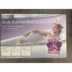 HoMedics Body Bubbles Bath Spa Relaxing Bubble Massage for Entire Body Open Box